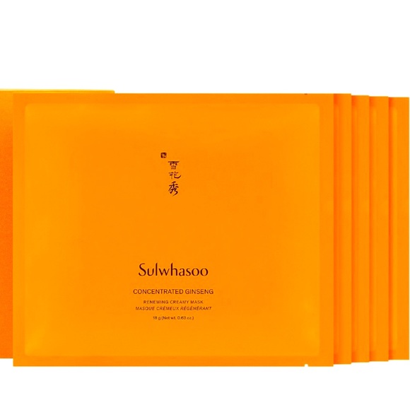 SULWHASOO CONCENTRATED GINSENG RENEWING CREAMY MASK (5PCS) - $120 Value - Picture 3 of 7